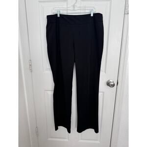 New Dress Barn Secret Agent  Pants Trouser Tummy Control Black Size 16